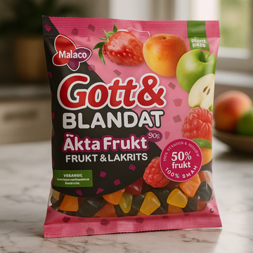 Good and mixed Raspberry/Licorice - Made with Real fruits