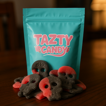 BUBS Raspberry Licorice Skull