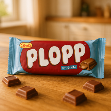 Plopp Original 80g Milk Chocolate with Creamy Toffee