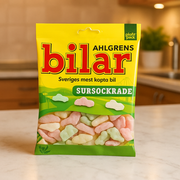 Ahlgrens Bilar Sour-Coated 130g